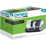 Dymo LabelWriter 450 Twin Turbo etiketprinter | Direkte termisk etiketprinter | Hurtig udskrivning af op til 71 etiketter pr. minut, etiketter, stregkoder m.m. | Tilslutning til computer | Til hjemmet og kontoret Sort/Sølv, etiketter, stregkoder m.m. | Tilslutning til computer | Til hjemmet og kontoret, Direkte termisk, 600 x 300 dpi, Sort, Sølv