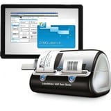 Dymo LabelWriter 450 Twin Turbo etiketprinter | Direkte termisk etiketprinter | Hurtig udskrivning af op til 71 etiketter pr. minut, etiketter, stregkoder m.m. | Tilslutning til computer | Til hjemmet og kontoret Sort/Sølv, etiketter, stregkoder m.m. | Tilslutning til computer | Til hjemmet og kontoret, Direkte termisk, 600 x 300 dpi, Sort, Sølv