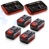 EINHELL Professionel batteridrevet plæneklipper GP-CM 36/47 S Li BL, 36 Volt (2x18 Volt) Rød/Sort