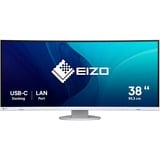 EIZO FlexScan EV3895-WT computerskærm 95,2 cm (37.5") 3840 x 1600 pixel UltraWide Quad HD+ LCD Hvid, LED-skærm Hvid, 95,2 cm (37.5"), 3840 x 1600 pixel, UltraWide Quad HD+, LCD, 5 ms, Hvid