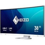 EIZO FlexScan EV3895-WT computerskærm 95,2 cm (37.5") 3840 x 1600 pixel UltraWide Quad HD+ LED Hvid, LED-skærm Hvid, 95,2 cm (37.5"), 3840 x 1600 pixel, UltraWide Quad HD+, LED, 5 ms, Hvid