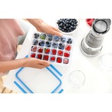 Emsa 512888 enhed til madopbevaring Rektangulær Kasse 3,7 L Transparent 1 stk, Boks gennemsigtig/Blå, Kasse, Rektangulær, 3,7 L, Transparent, Polypropylen (PP), Termoplastisk elastomer (TPE), Tyskland