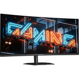 GIGABYTE MO34WQC36, Gaming Skærm Sort