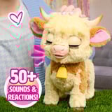 Just Play FurReal Maggie, Plysdyr Ko, 4 År, Interaktiv, AA, Batterier inkluderet