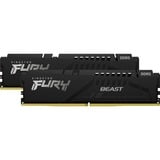 Kingston FURY FURY Beast 32GB 5600MT/s DDR5 CL40 DIMM (sæt med 2) Black, Hukommelse Sort, 32 GB, 2 x 16 GB, DDR5, 288-pin DIMM, Sort