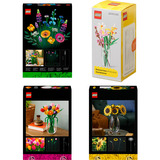 LEGO Botanicals sommerblomsterbuket sæt (med vase), Bygge legetøj 