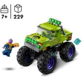 LEGO Hulk-truck mod Thanos, Bygge legetøj Byggesæt, 7 År, Plast, 229 stk, 393 g