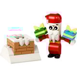 LEGO Skorstenssjov med julemanden, Bygge legetøj Byggesæt, 6 År, Plast, 60 stk, 49 g