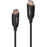 Lindy 38511 HDMI-kabel 15 m HDMI Type A (Standard) Sort Sort, 15 m, HDMI Type A (Standard), HDMI Type A (Standard), 48 Gbit/sek., Sort