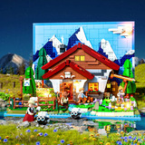 Lumibricks Smedehytte, Bygge legetøj 