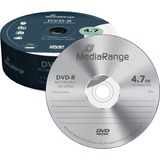 MediaRange MR403 tom DVD 4,7 GB DVD-R 25 stk, DVD tomme medier DVD-R, Kageæske, 25 stk, 4,7 GB