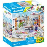PLAYMOBIL Color Hundesalon, Bygge legetøj 