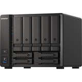 QNAP TS-H973AX NAS Tower Ethernet LAN Sort V1500B Sort, NAS, Tower, AMD Ryzen, V1500B, Sort