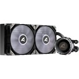 Sharkoon S80 RGB AIO 240mm, Vandkøling Sort
