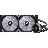 Sharkoon S80 RGB AIO 240mm, Vandkøling Sort