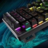 Sharkoon SKILLER SGK36W, Gaming-tastatur Sort, DE-layout, Huano Red