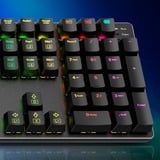 Sharkoon SKILLER SGK36W, Gaming-tastatur Sort, DE-layout, Huano Red