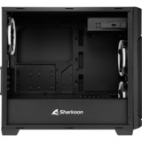 Sharkoon V1000 RGB Micro Tower Sort, Towerkabinet Sort, Micro Tower, PC, Sort, micro ATX, Mini-ITX, Spil, Flere