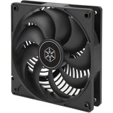 SilverStone Sag fan Sort