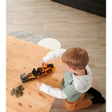 Simba Volvo Truck FH-16 med påhængsvogn og hjullæsser, Spil køretøj Orange/grå