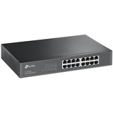 TP-Link TL-SG1016D Ikke administreret Gigabit Ethernet (10/100/1000) Sort, Switch Brown, Ikke administreret, Gigabit Ethernet (10/100/1000), Fuld duplex, Stativ-montering, Detail
