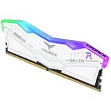 Team Group T-FORCE DELTA RGB hukommelsesmodul 32 GB 2 x 16 GB DDR5 5600 Mhz Hvid, 32 GB, 2 x 16 GB, DDR5, 5600 Mhz, 288-pin DIMM