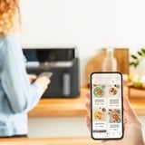 Tefal Dual Easy Fry & Grill EY905B Dobbelt 8,3 L Enkeltstående 2700 W Varmluftsteger Grå, Airfryer Sort, Varmluftsteger, 8,3 L, Dobbelt, Grå, Berøring, Enkeltstående