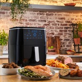 Tefal Easy Fry Grill & Steam FW2018 Enkelt 6,5 L Enkeltstående 1700 W Varmluftsteger Sort, Airfryer Sort, Varmluftsteger, 6,5 L, 1,6 kg, 80 °C, 200 °C, 60 min.