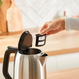 Tefal Subito, Kedel rustfrit stål/Sort, 1 L, 2400 W, Sort, Rustfrit stål, Rustfrit stål, Vandmåler, Ledningsfri