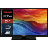 Telefunken XH24VP550M, LED-tv Sort