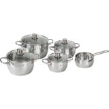 WMF Quality One 07.7455.6380 grydesæt 9 stk rustfrit stål, Kogegrej, Rustfrit stål, Rustfrit stål, Rustfrit stål, Rustfrit stål, Rustfrit stål