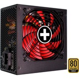 Xilence XP650R9 enhed til strømforsyning 650 W 20+4 pin ATX ATX Sort, Rød, PC strømforsyning Sort, 650 W, 220 - 240 V, Aktiv, 18 A, 44 A, 16 A
