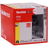 fischer Porøsbetonplugs FFA 10 S, Dyvel Lys grå