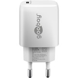 goobay USB-C PD GaN hurtigoplader 25 watt Hvid