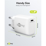 goobay USB-C PD GaN hurtigoplader 25 watt Hvid