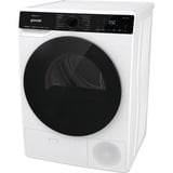 gorenje DPNA93W tørretumbler Fritstående Front-læsning 9 kg Hvid, Varmepumpe kondens tørretumbler Hvid/Sort, Fritstående, Front-læsning, Varmepumpe, Hvid, Dreje, Højre