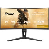 iiyama GCB3486WQSCP-B1, Gaming Skærm Sort