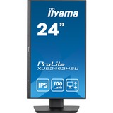 iiyama XUB2493HSU-B7 computerskærm 60,5 cm (23.8") 1920 x 1080 pixel Fuld HD LED Sort, LED-skærm Sort (mat), 60,5 cm (23.8"), 1920 x 1080 pixel, Fuld HD, LED, 1 ms, Sort