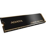 ADATA LEGEND 900 PRO 2 TB M.2 PCI Express 4.0 NVMe 3D NAND, Solid state-drev Sort/Guld, 2 TB, M.2, 7400 MB/s