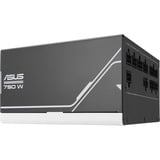 ASUS Prime AP-750G enhed til strømforsyning 750 W 20+4 pin ATX ATX Sort, Hvid, PC strømforsyning Hvid/Sort, 750 W, 100 - 240 V, Aktiv, 110 W, 744 W, 110 W