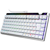 ASUS ROG Falchion Ace 75 HE, Gaming-tastatur Hvid, DE-layout, ROG HFX V2, Ledningsført, USB, Magnetic-mechanical key switch, QWERTZ, RGB LED, Hvid