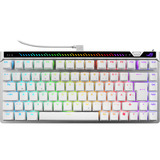 ASUS ROG Falchion Ace 75 HE, Gaming-tastatur Hvid, DE-layout, ROG HFX V2, Ledningsført, USB, Magnetic-mechanical key switch, QWERTZ, RGB LED, Hvid