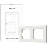 Aqara Switchramme H2 EU (2-Gang), Monteringsrammen Hvid