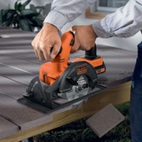 BLACK+DECKER BDCCS18N 14 cm Sort, Rød 3700 rpm, Rundsav Orange/Sort, 18 V, Lithium-Ion (Li-Ion)  uden batteri og oplader