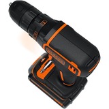 BLACK+DECKER BLACK+DECKER BDCDC18BAFC-QW Perceuse-visseuse sans fil, 18 V, Noir/orange, Bore-/ skruemaskine Sort/Orange, 18 V, Noir/orange