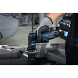 Bosch Ekscentersliber 12 volt 77 millimeter, Tilfældige rystepudser boxed
