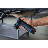 Bosch Ekscentersliber 12 volt 77 millimeter, Tilfældige rystepudser boxed
