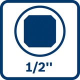 Bosch GDS 18V-330 HC PROFESSIONAL 1/2" 2800 rpm 560 Nm Sort, Blå, Rød, Schlagskruemaskine Blå, Momentnøgle, Sort, Blå, Rød, 1/2", 2800 rpm, 560 Nm, 1200 rpm