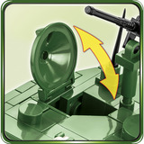 COBI Sherman M4A3E2 Jumbo, Bygge legetøj 