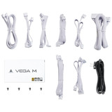 Chieftec Vega PPG-750-CW enhed til strømforsyning 750 W 24-pin ATX ATX Hvid, PC strømforsyning Hvid, 750 W, 100 - 240 V, 50/60 Hz, Aktiv, 100 W, 100 W